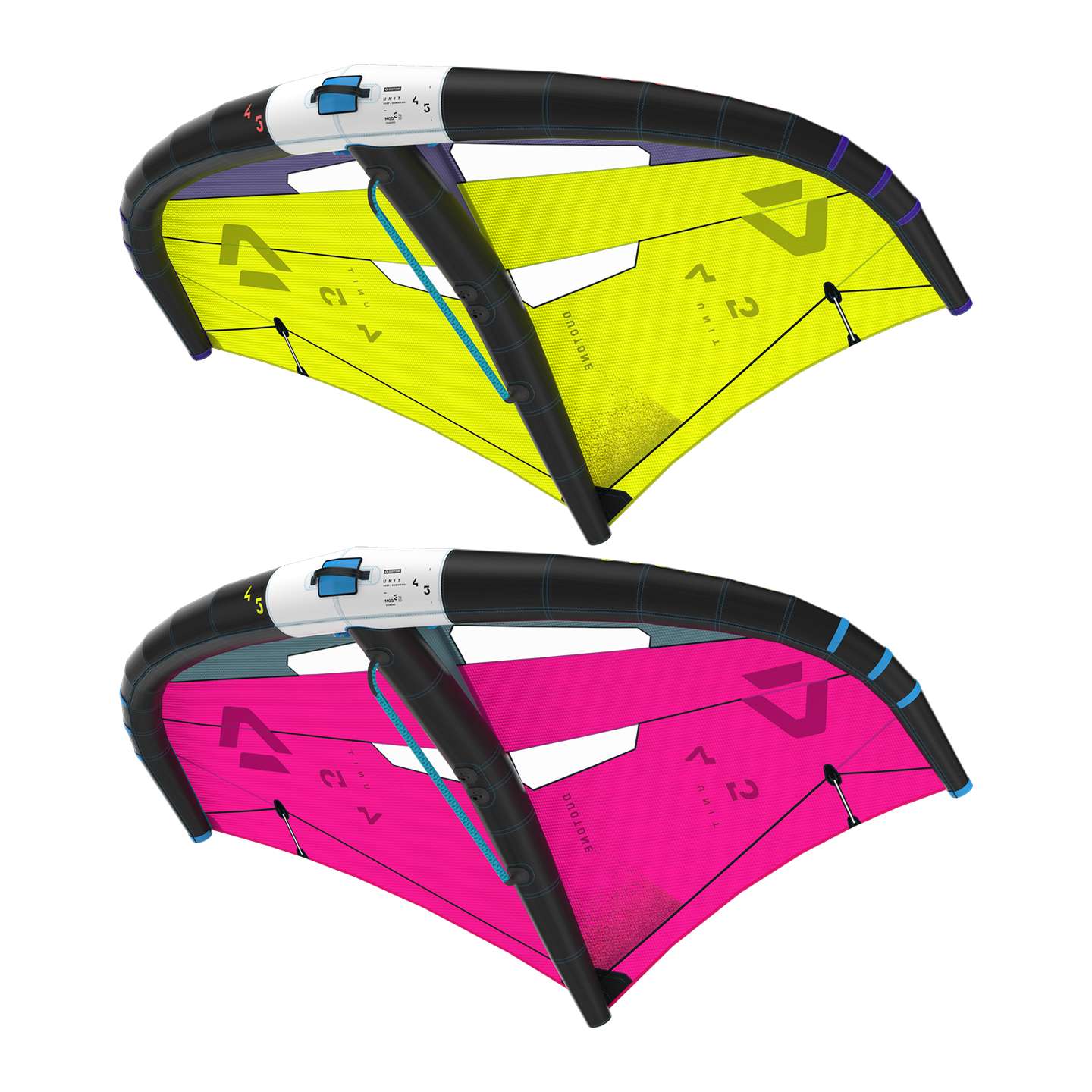 Duotone Unit Foil Wing 2025 handle, boom and leading edge detail