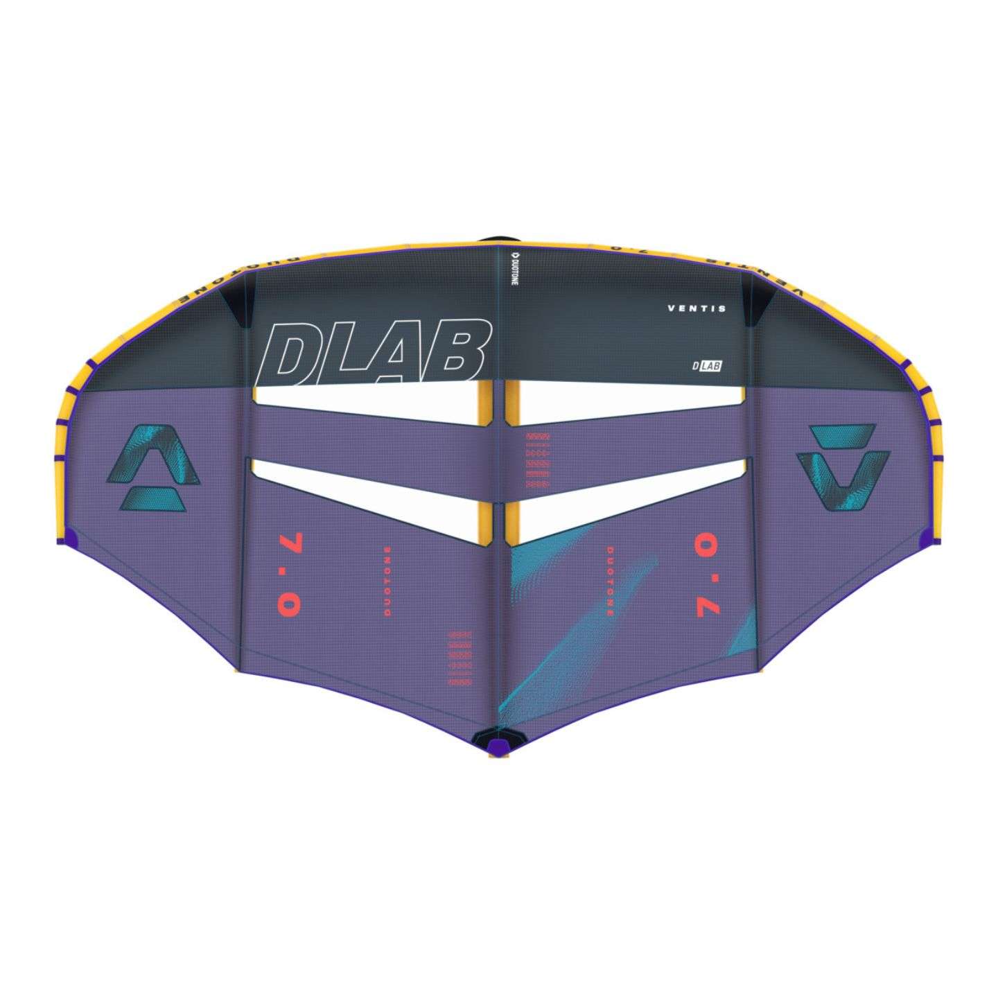 Duotone Ventis FS D/Lab Wing 2025 studio product image showing full wing canopy