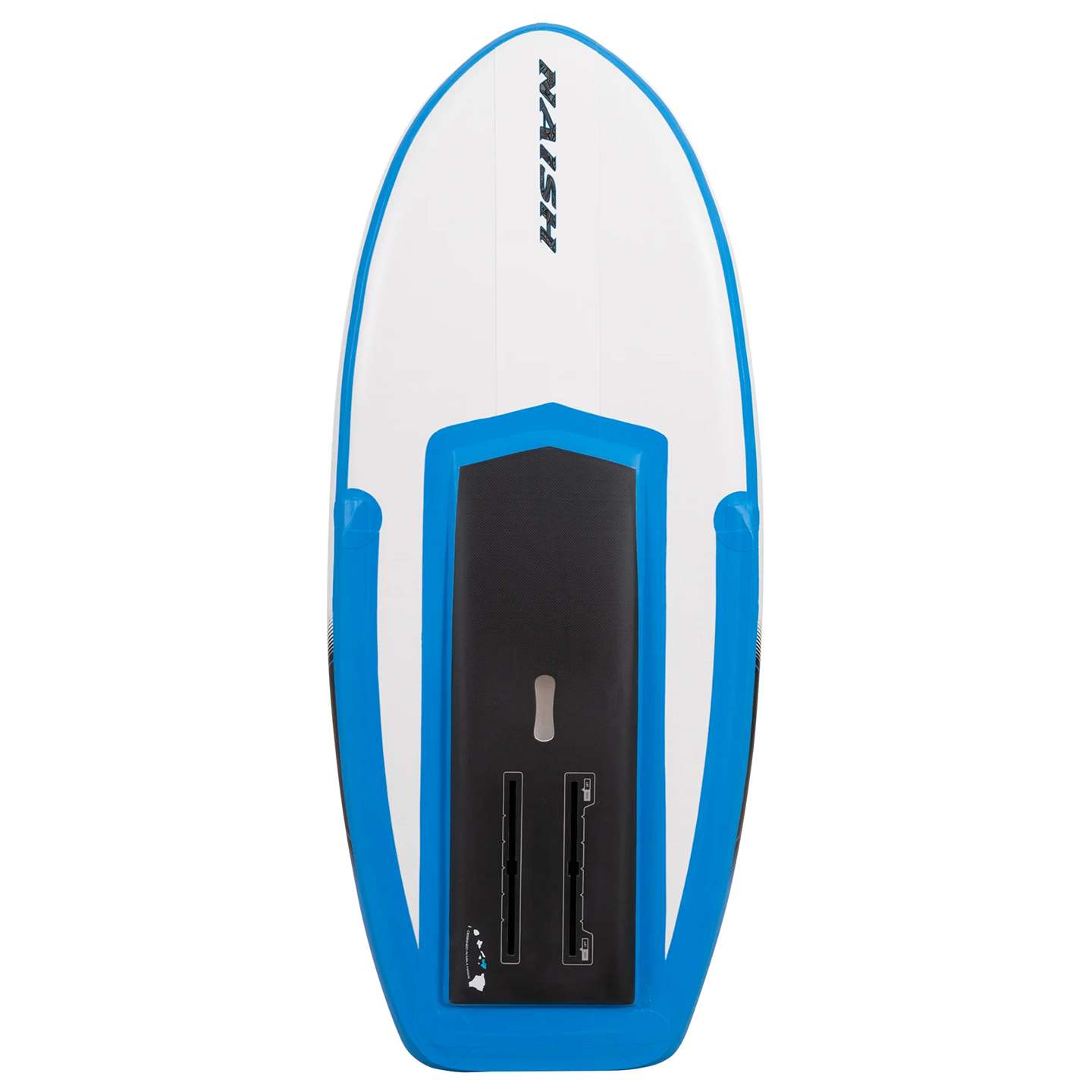 Naish Hover Wing Inflatable Foil Board 2024 deck view showing pad and stance area