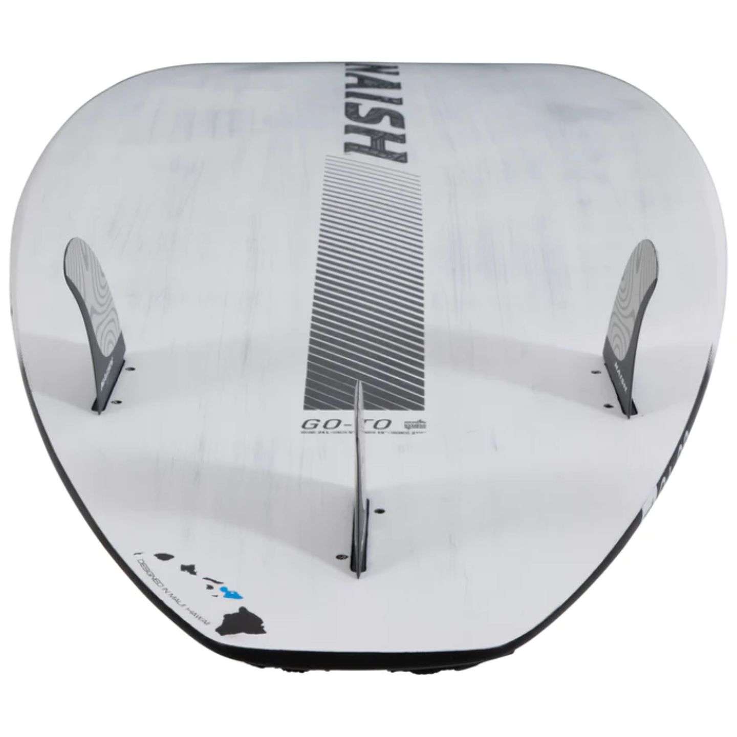 Naish Go-To 2024 Kite Surfboard rail and tail detail view