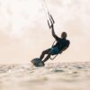 Naish Hover Mother Chip Kite Foil Board 2025 deck view showing pad and stance area