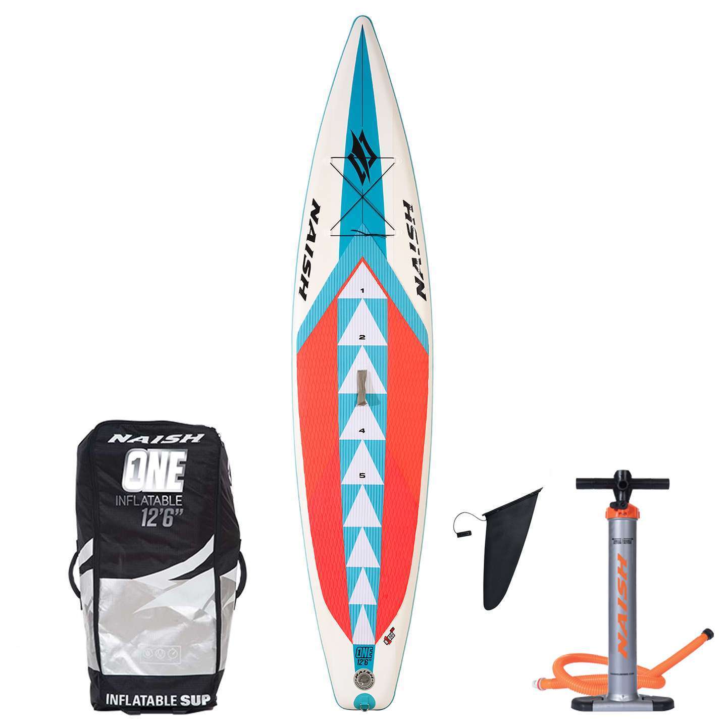 Naish One Air Alana 12'6 Inflatable SUP Board studio product view