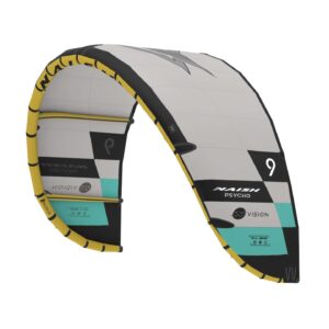 Naish Psycho NVision Kite 2024 studio product view showing the full canopy