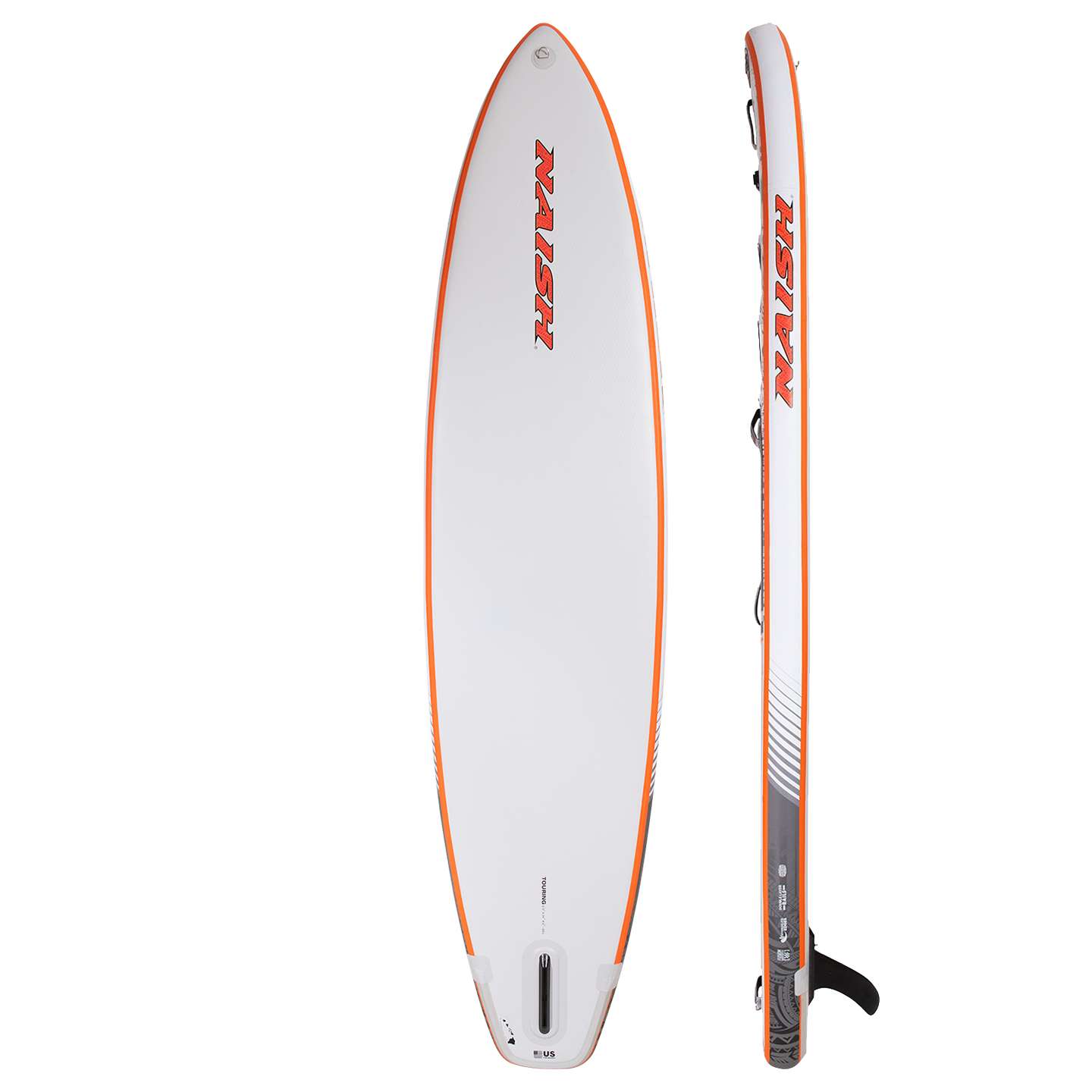 naish-s26-tour-fusion-sup-alt1-zoom Naish S26 Touring Fusion 14'0 Inflatable SUP deck and EVA pad view