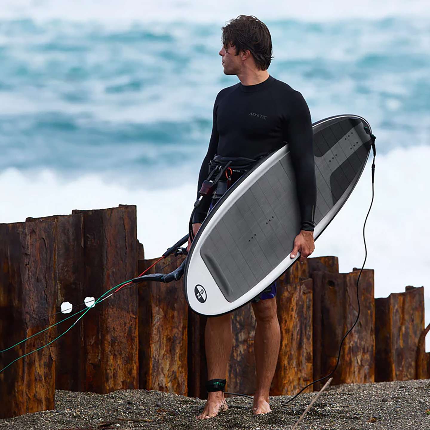 North Cross Pro Kite Surfboard 2025 construction detail and close-up