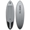 North Cross Pro Kite Surfboard 2025 studio cutout full canopy view