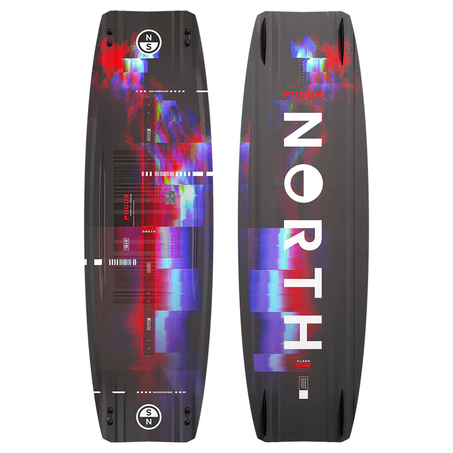 North Focus Kiteboard 2025 studio cutout full canopy view