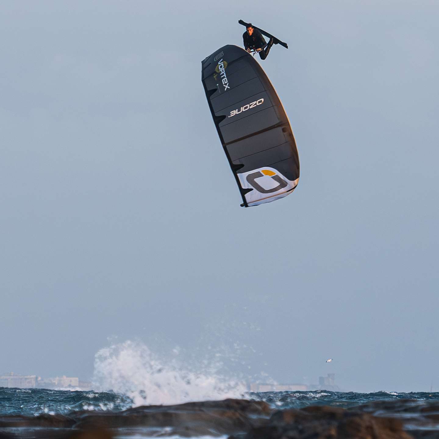 Ozone Vortex Ultra-X V1 Kite full canopy view