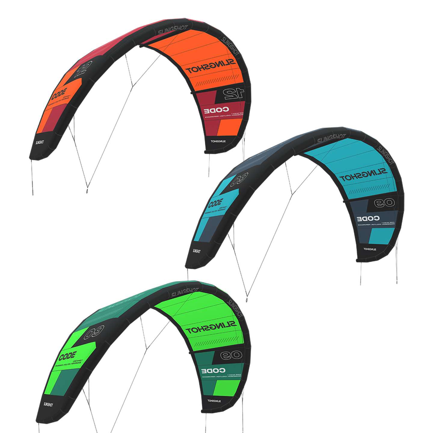 Slingshot Code V1 Kite 2023 canopy detail