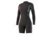 Mystic Womens Dazzled 3/2 LA Shorty Wetsuit 2021 in colour 900 front studio product view