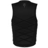 Mystic Outlaw FZ Wake Impact Vest 2026 in colour 900 close-up of impact padding and seams