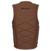 Mystic Outlaw FZ Wake Impact Vest 2026 in colour 700 back view showing flotation panels