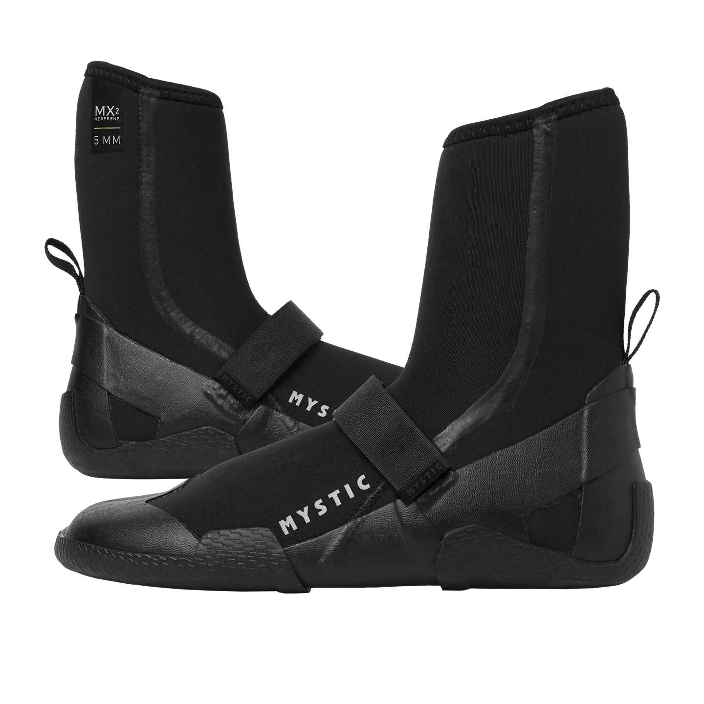 Mystic Roam 5mm ST Wetsuit Boots side view showing fit and seams