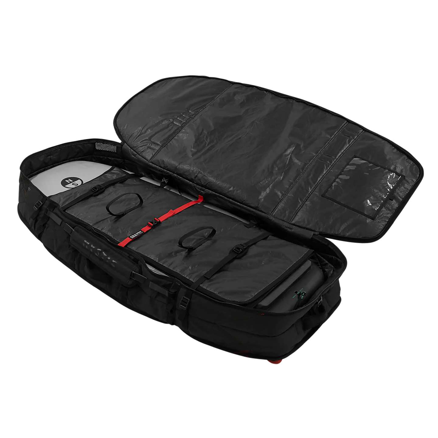 Mystic Saga Foil Boardbag 2025 wheels or travel protection detail