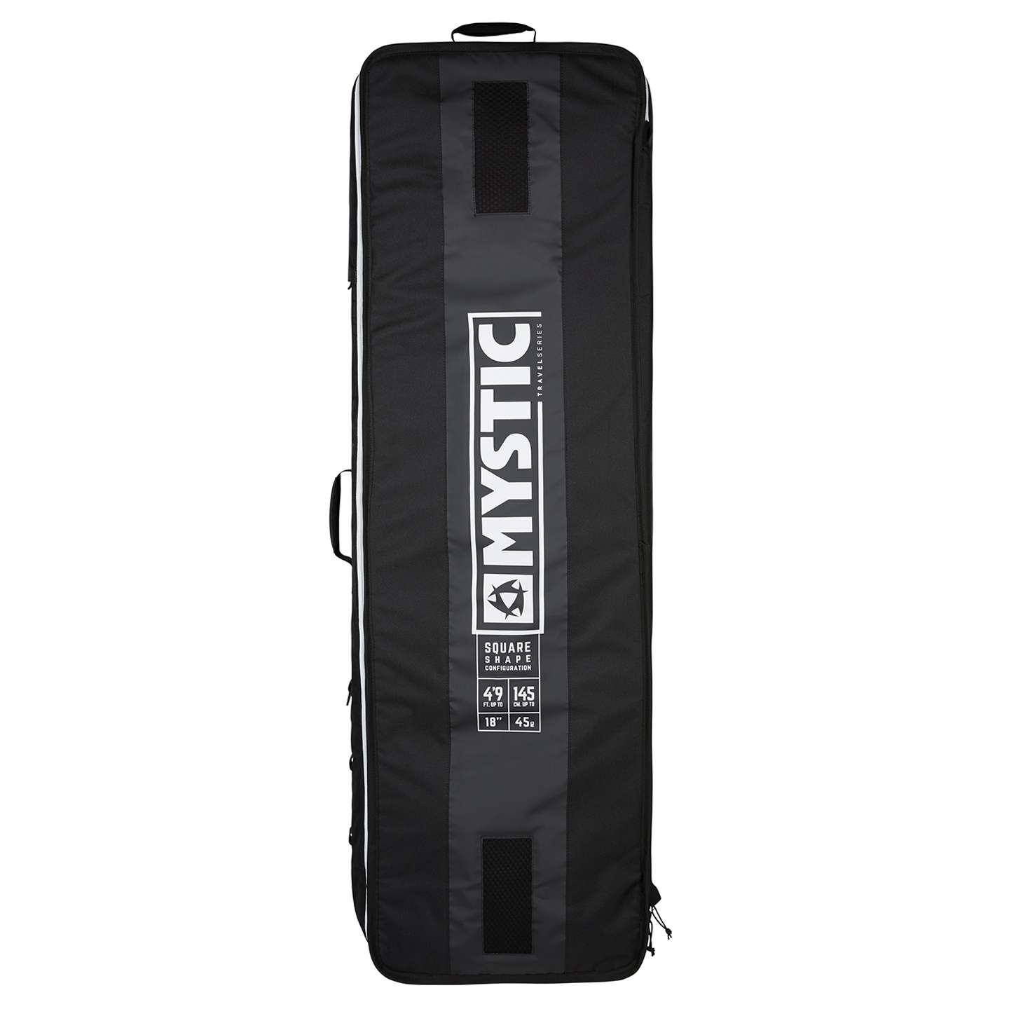 Mystic Star Square Board Bag studio product view showing overall shape