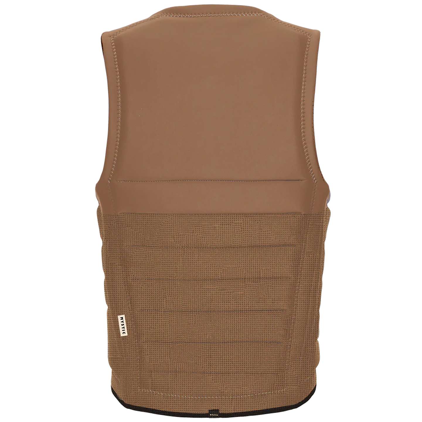 Mystic The Dom FZ Wake Impact Vest 2024 back view showing flotation panels