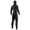 Mystic Voltt FZ Hooded 6/4/3 Wetsuit 2026 back view showing zip and panel layout