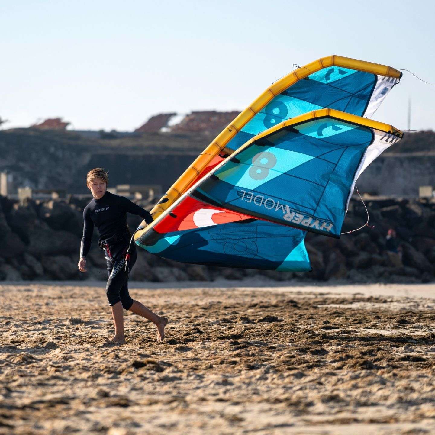 Reedin HyperModel Kite alternate colour and canopy view