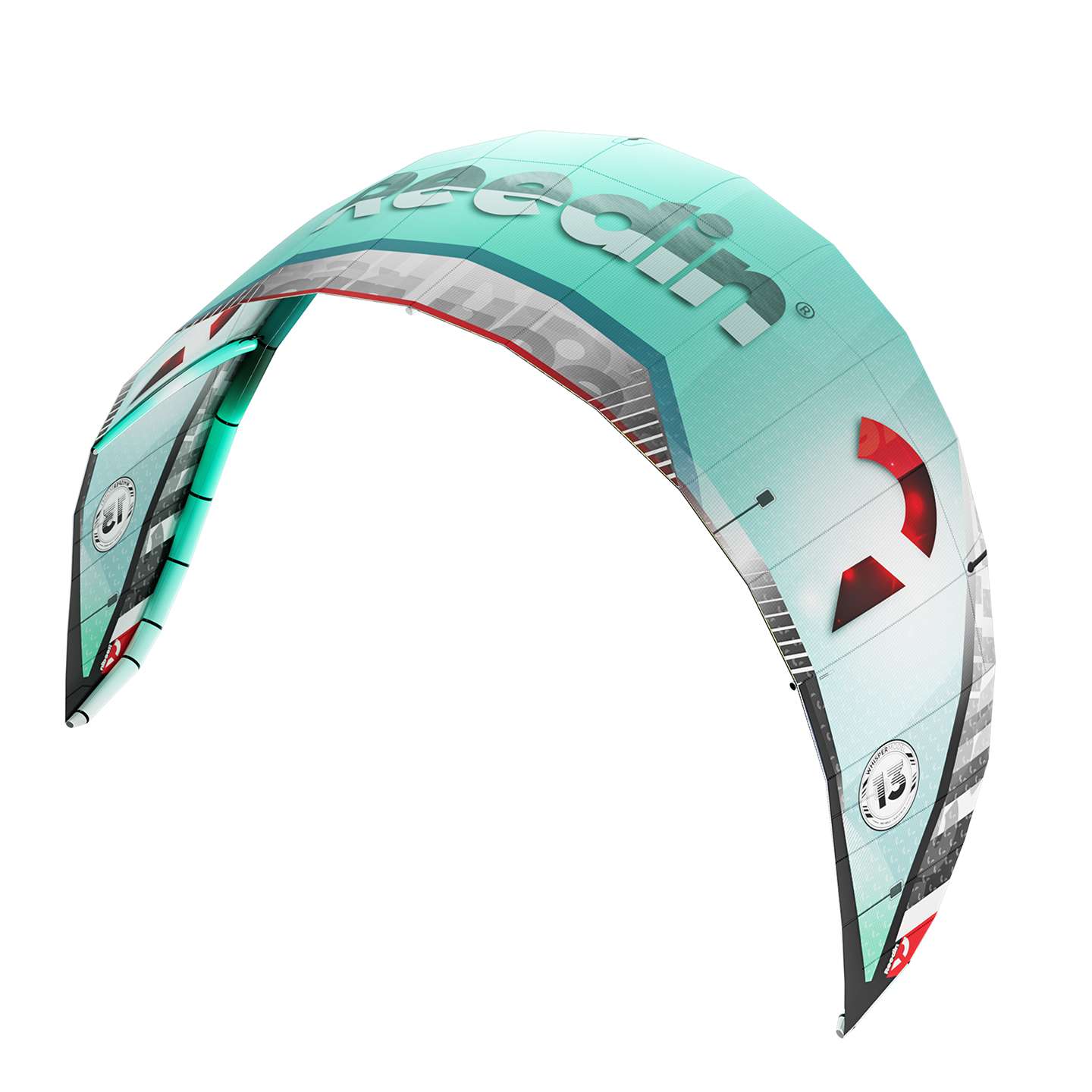 Reedin WHISPERModel 2025 Kite canopy panel and bridle detail