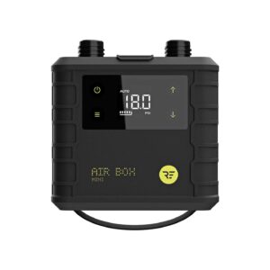 Ride Engine Air Box Mini Electric Pump main product view showing compact pump controls and accessories