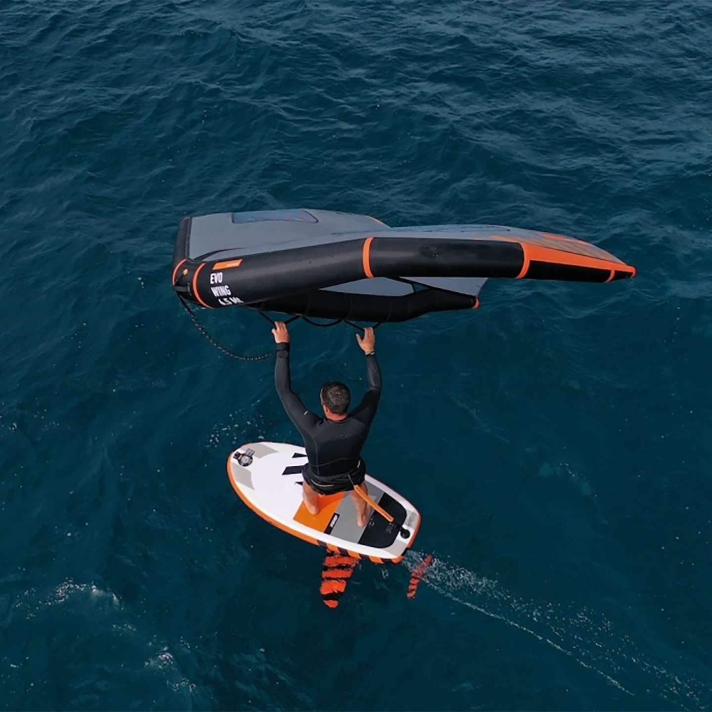 RRD Air Beluga Y26 Inflatable Wing Foil Board wing foil board deck view
