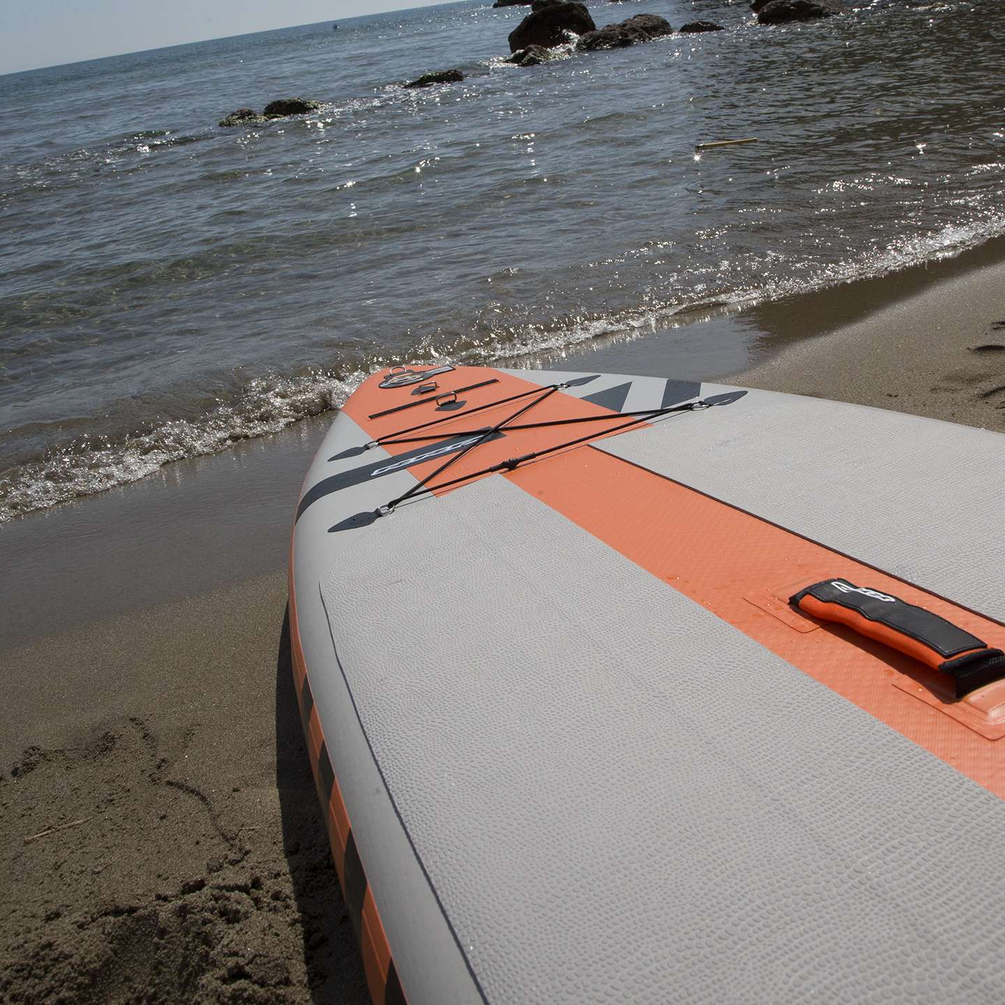 RRD Air Evo Tourer 12' Y26 Inflatable SUP inflatable SUP board rail and tail detail