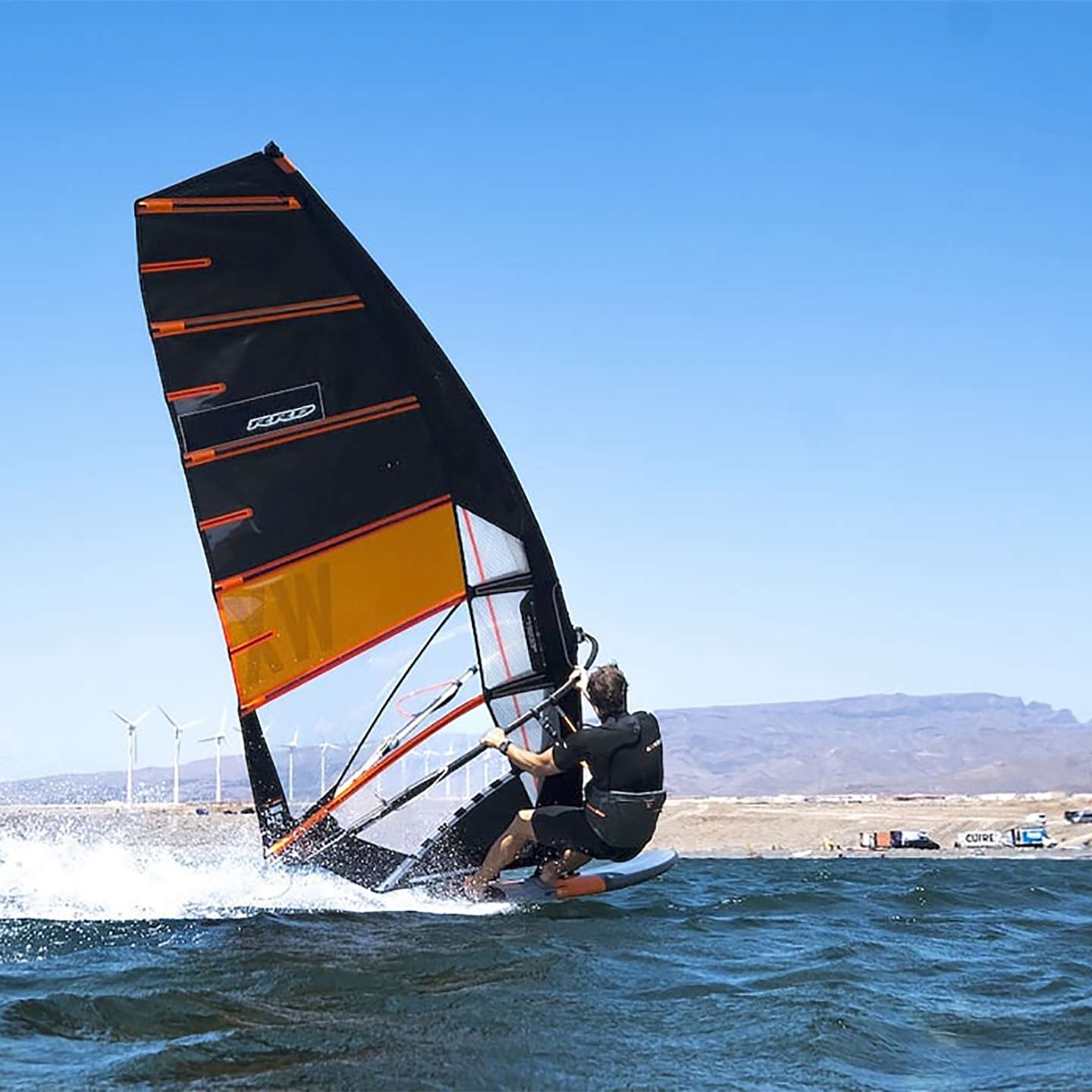 RRD X-Wing Y27 Windsurf Sail windsurf sail canopy panel detail