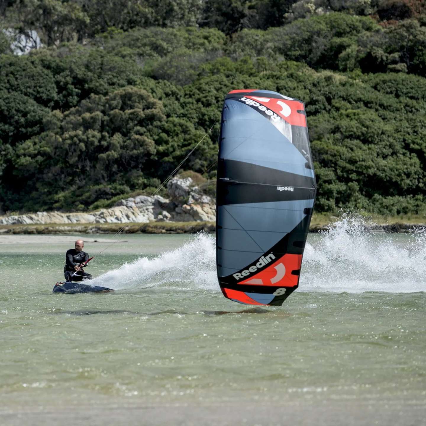 Reedin Super Model 3 Kite canopy panel and bridle detail