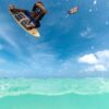 Duotone Blur SLS Surfboard 2026 deck view with traction pad and nose shape
