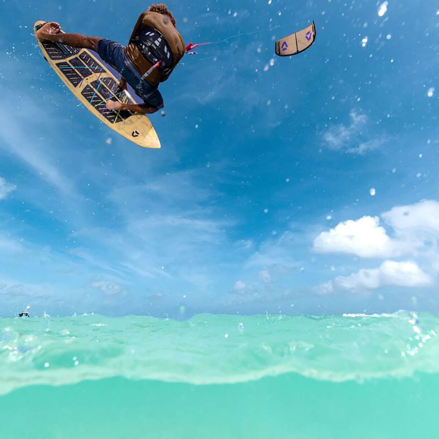 Duotone Blur SLS Surfboard 2026 deck view with traction pad and nose shape