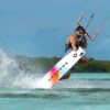 Duotone Select Concept Blue Kiteboard 2026 deck graphic and footpad area view