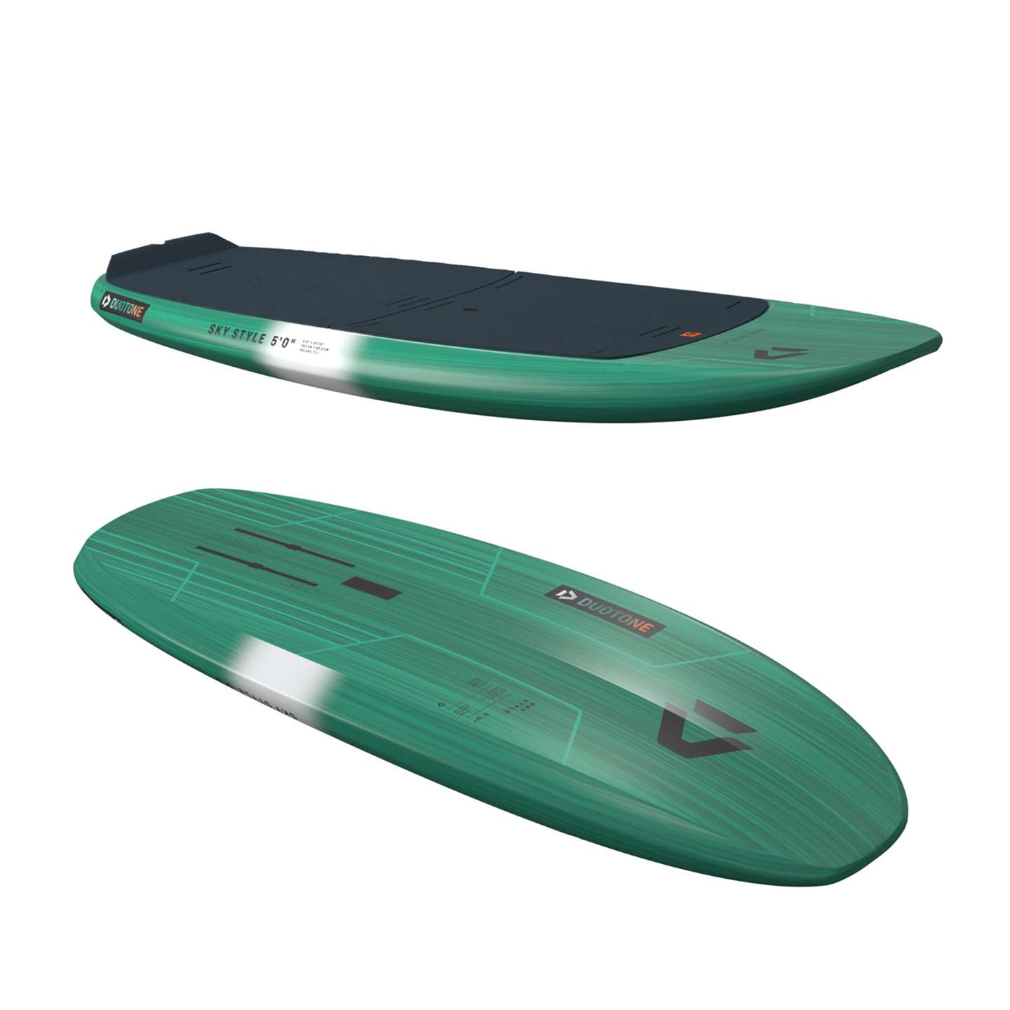 Duotone Sky Style Foil Board 2026 rail, tail and construction detail