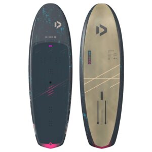 Duotone Skybrid SLS Foil Board 2026 studio product image showing full board outline