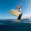 Duotone Soar SLS Kite Foil Board on-water kitesurfing action photo