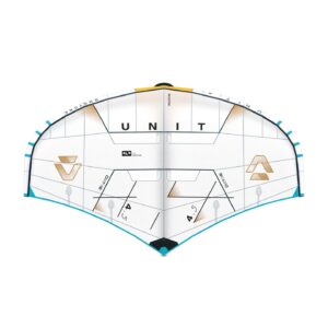 Duotone Unit SLS Concept Blue Foil Wing 2026 studio product image showing full wing canopy