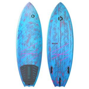 Duotone Volt SLS Surfboard 2026 studio product image showing full surfboard outline