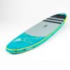 Fanatic Fly Air Premium 2023 9'8 Inflatable SUP with premium construction, fin box and tail detail view