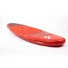 Fanatic Fly Air Red 2023 10'8 Inflatable SUP, fin box and tail detail view