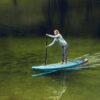 Fanatic Ray Air 2023 12'6 Inflatable SUP, fin box and tail detail view