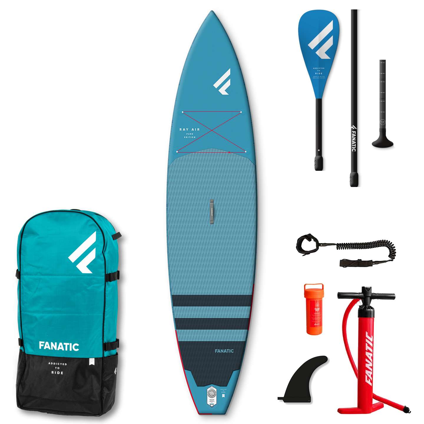 Fanatic Ray Air 2023 12'6 Inflatable SUP, studio product image