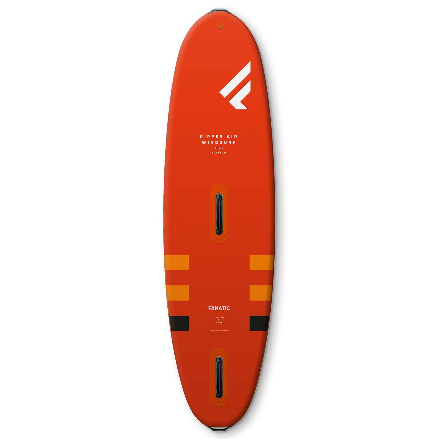 Fanatic Ripper Air Windsurf 2023 187 Inflatable SUP, bottom view showing inflatable board shape