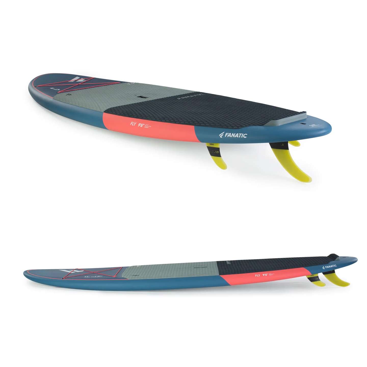 Fanatic Fly SUP Board 2023, rail and nose detail view