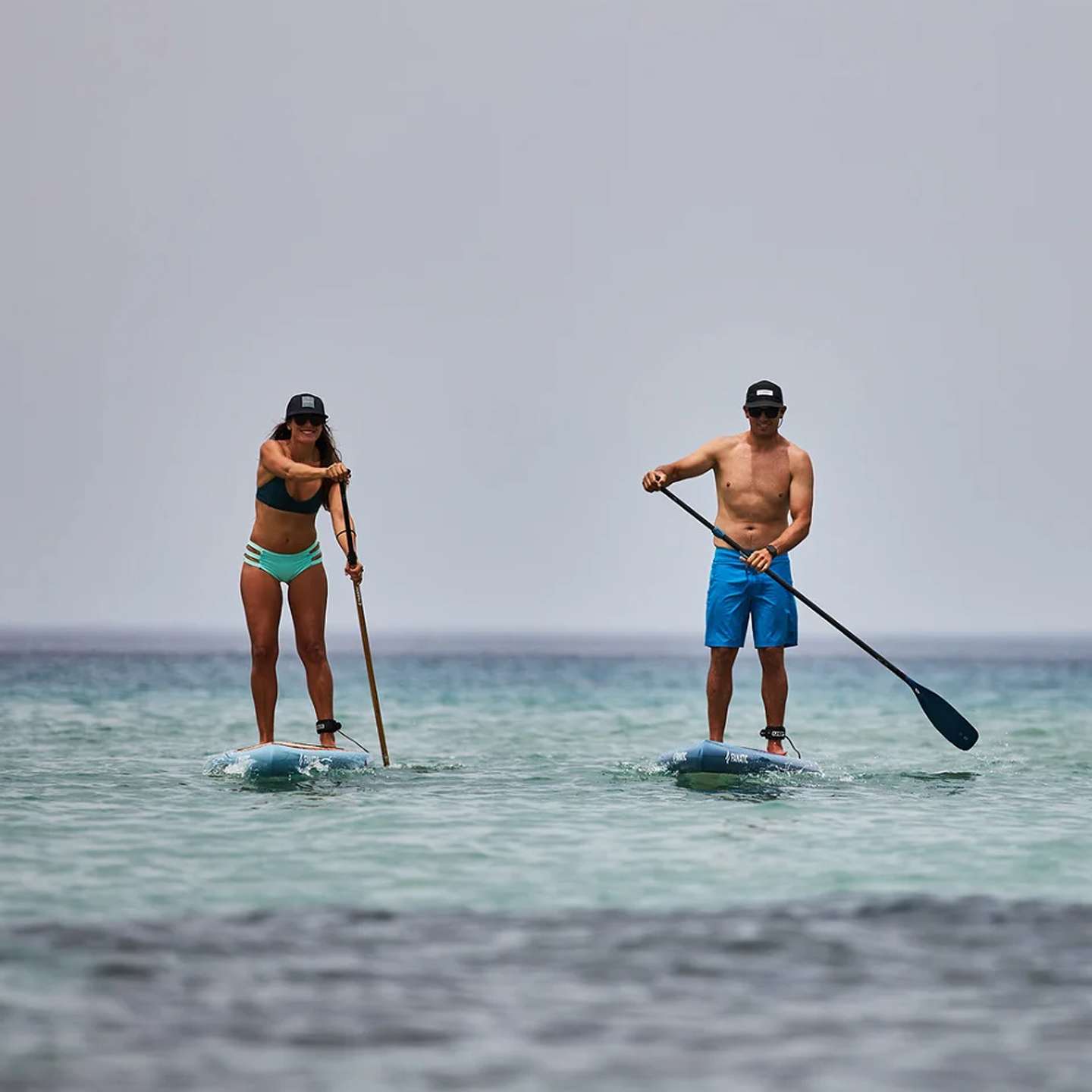 Fanatic Ray SUP Board 2023, deck view showing shape and pad