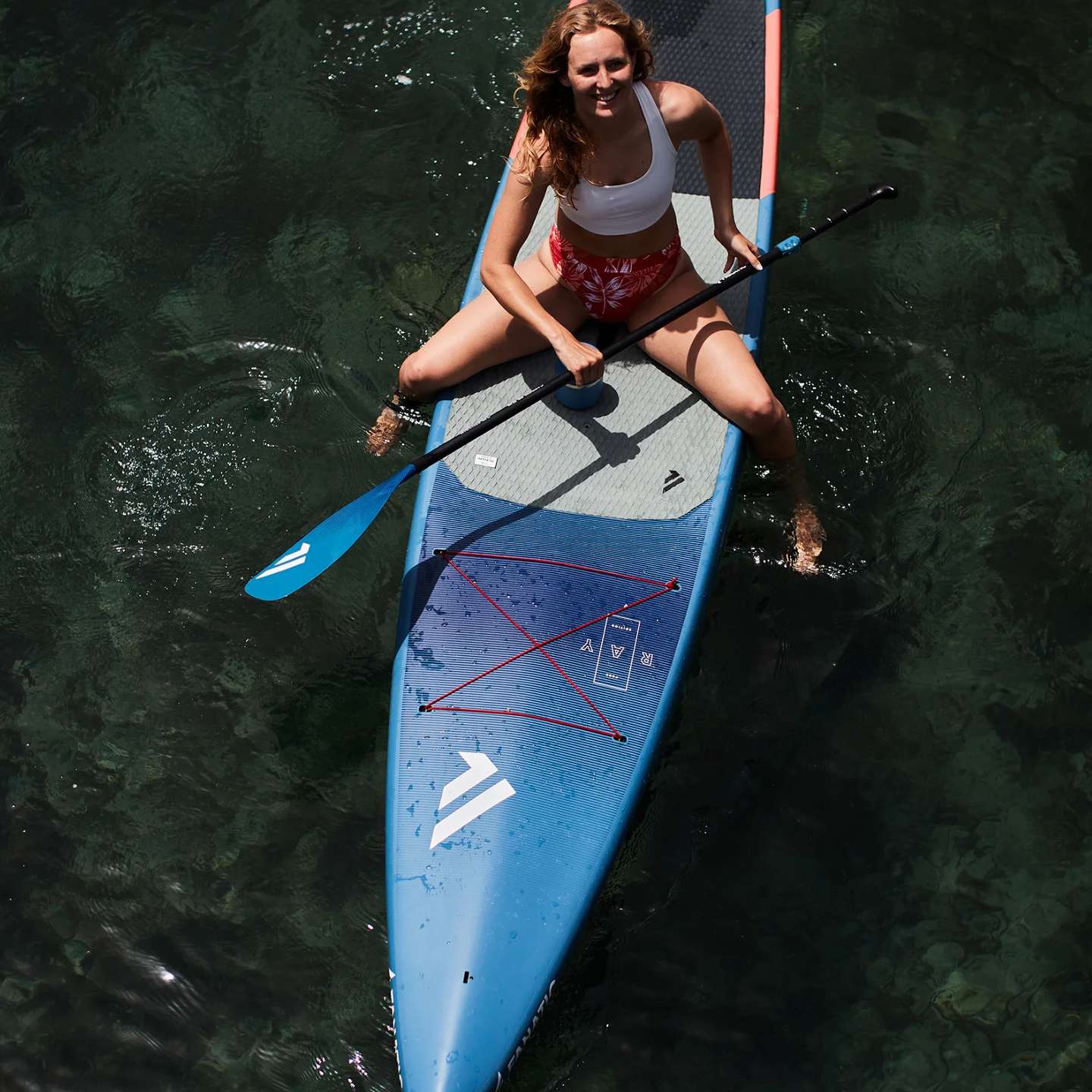 Fanatic Ray SUP Board 2023, rail and nose detail view