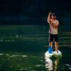 Fanatic Ray Air Enduro Premium 2023 11'0 SUP with premium construction, deck view showing pad and fittings