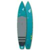 Fanatic Ray Air Enduro Premium 2023 11'0 SUP with premium construction, bottom view showing inflatable board shape