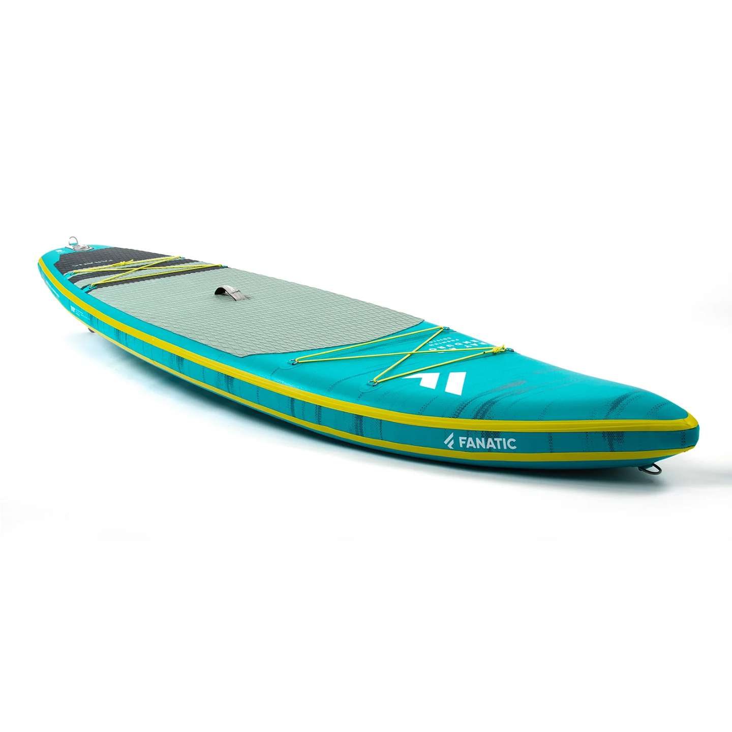 Fanatic Ray Air Enduro Premium 2023 11'0 SUP with premium construction, fin box and tail detail view
