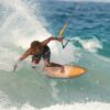 F-One Mitu Pro Bamboo 2025 Kite Surfboard deck view