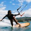 F-One Slice Bamboo 2025 Kite Surfboard deck view