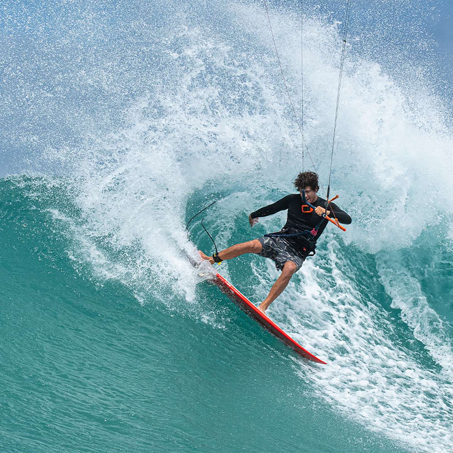 F-One Keahi Pro Kite Surfboard deck view